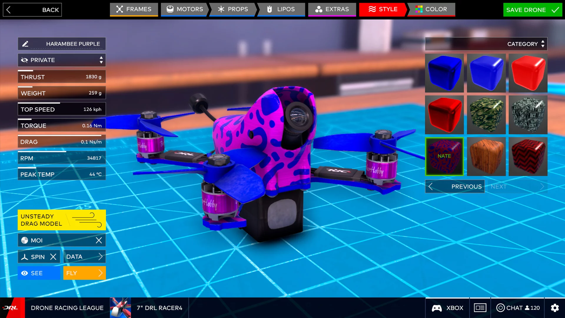 Изображение игры: The Drone Racing League Simulator