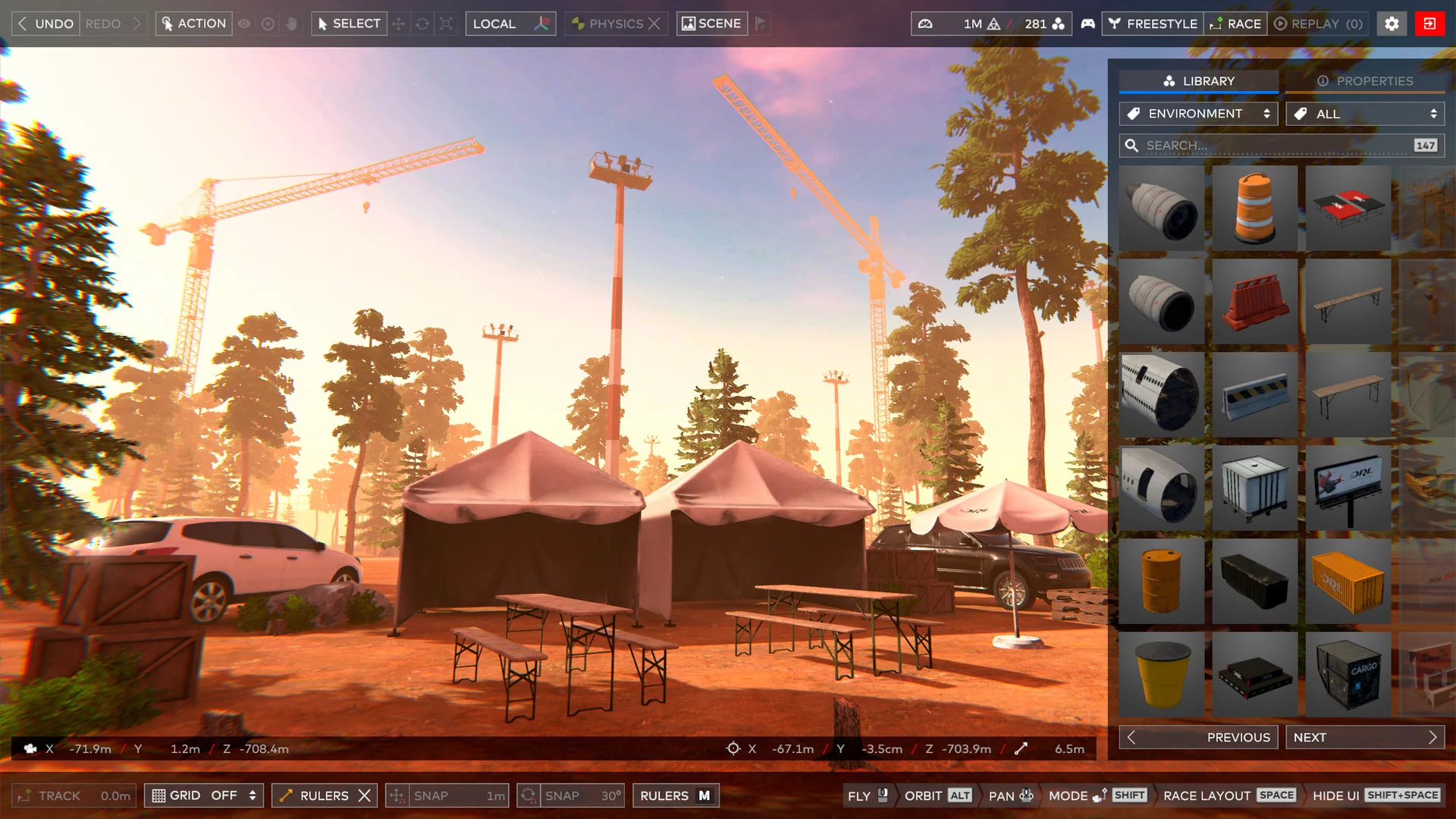 Изображение игры: The Drone Racing League Simulator
