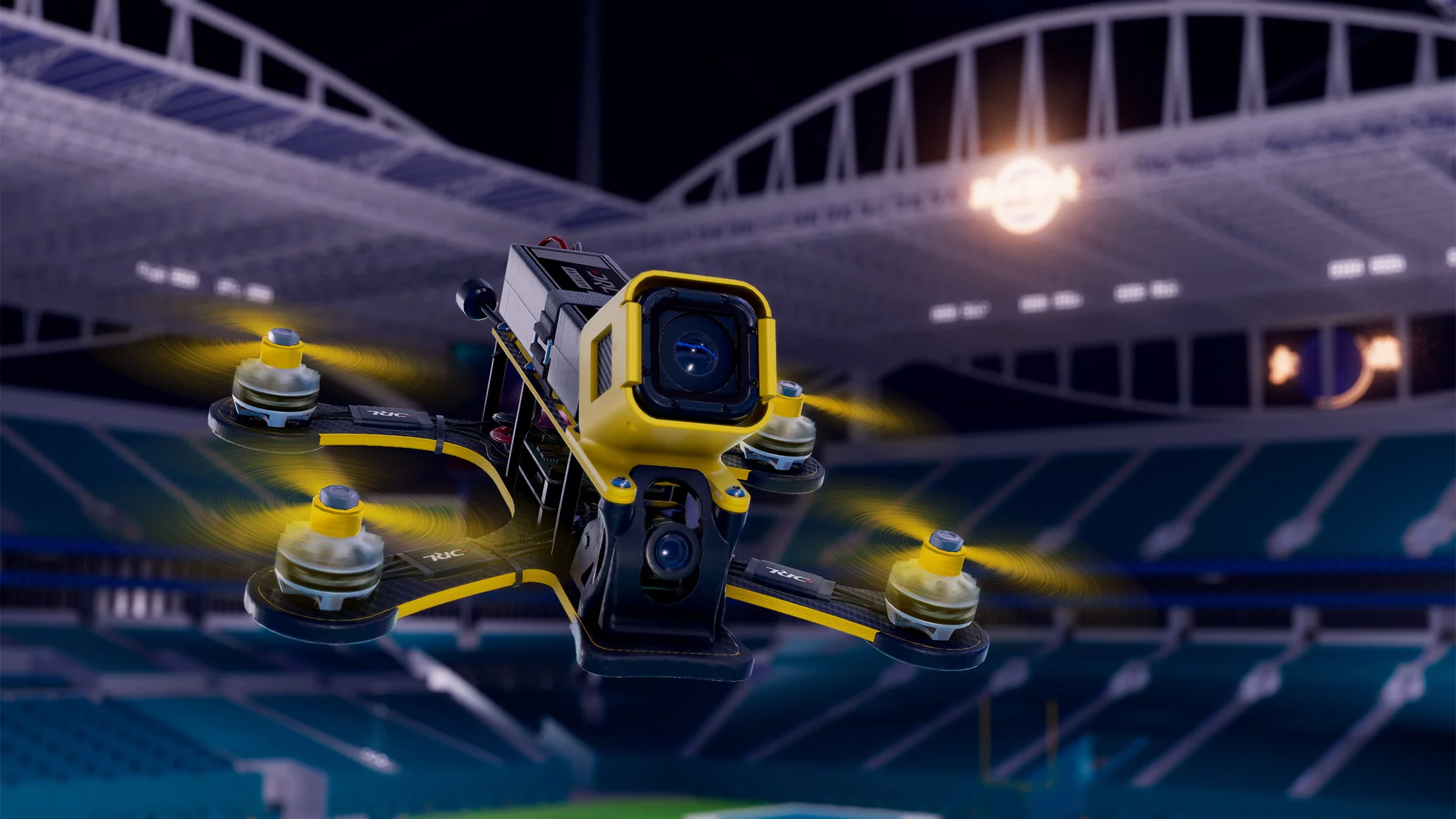 Изображение игры: The Drone Racing League Simulator