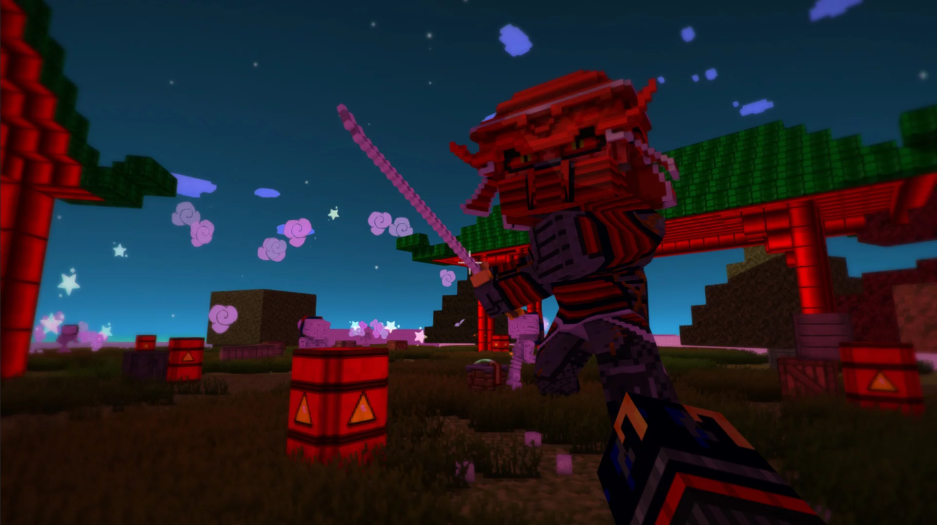 Изображение игры: Block Survival: Legend of the Lost Islands