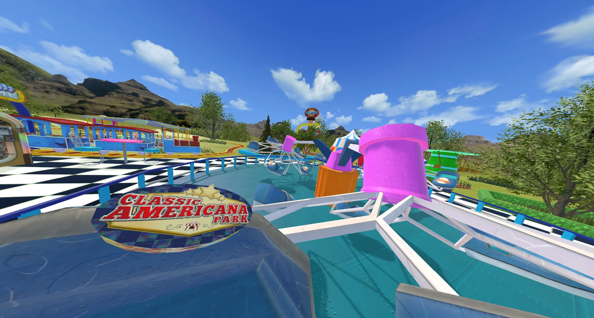 Изображение игры: VR Theme Park Rides