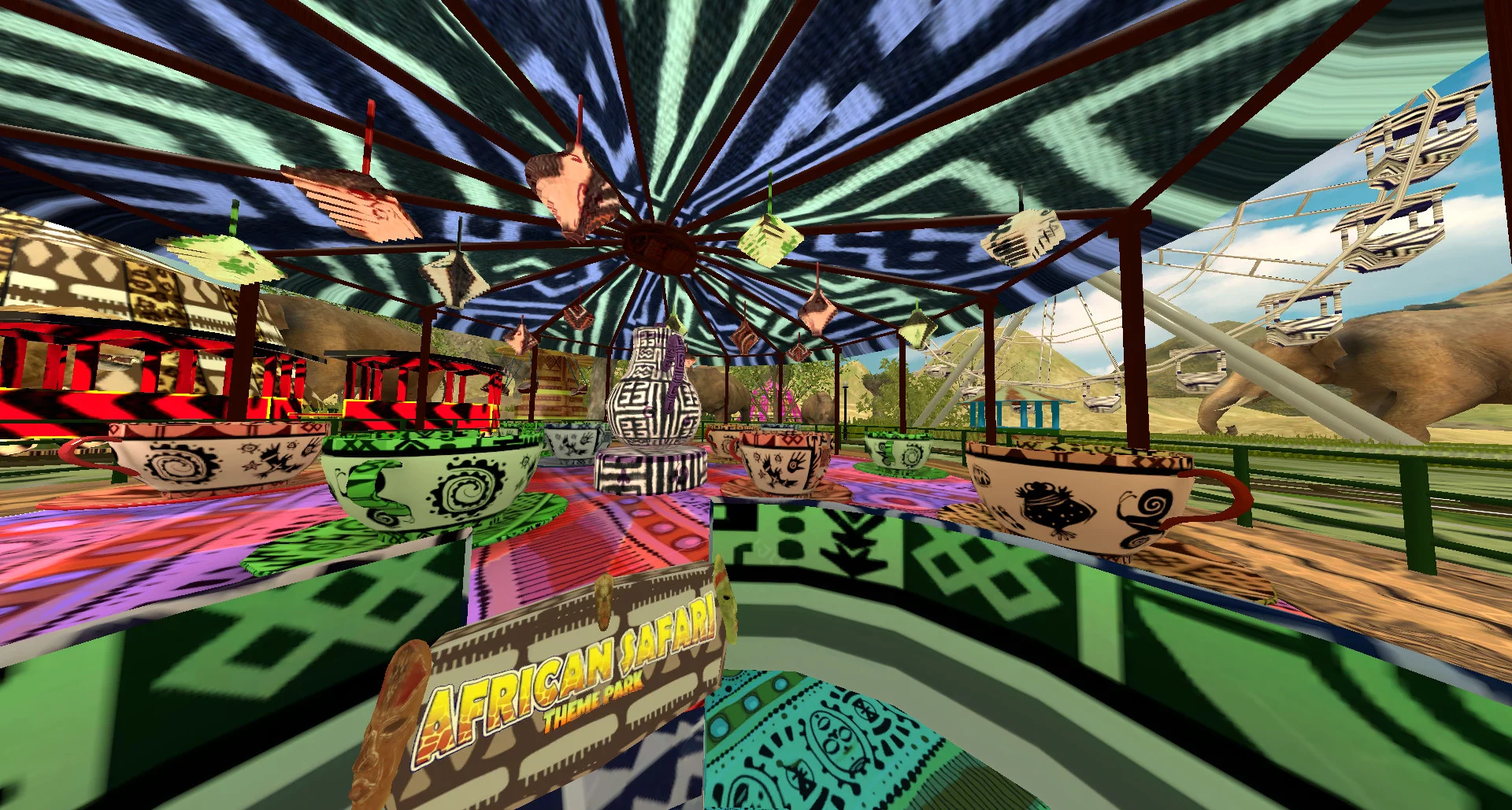 Изображение игры: VR Theme Park Rides