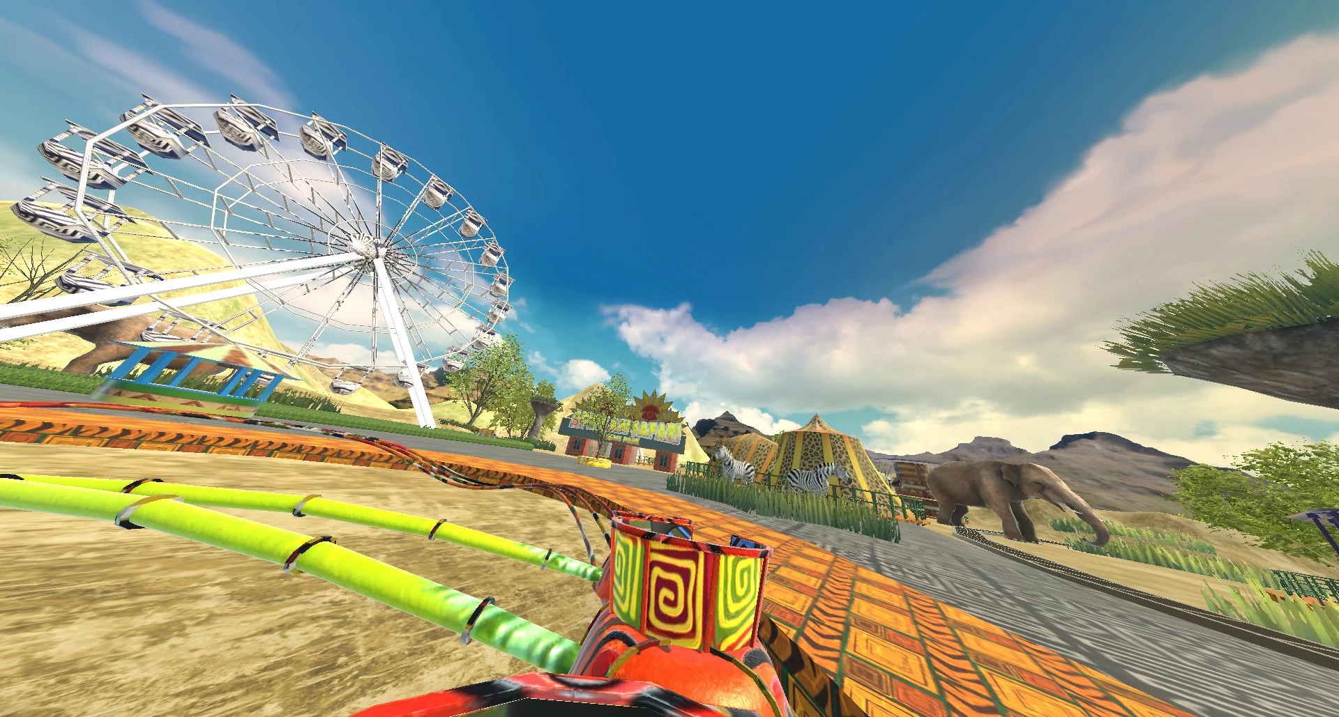 Изображение игры: VR Theme Park Rides