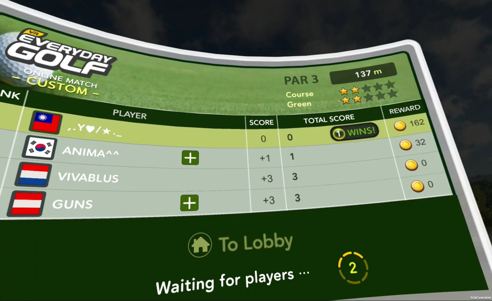 Изображение игры: Everyday Golf VR