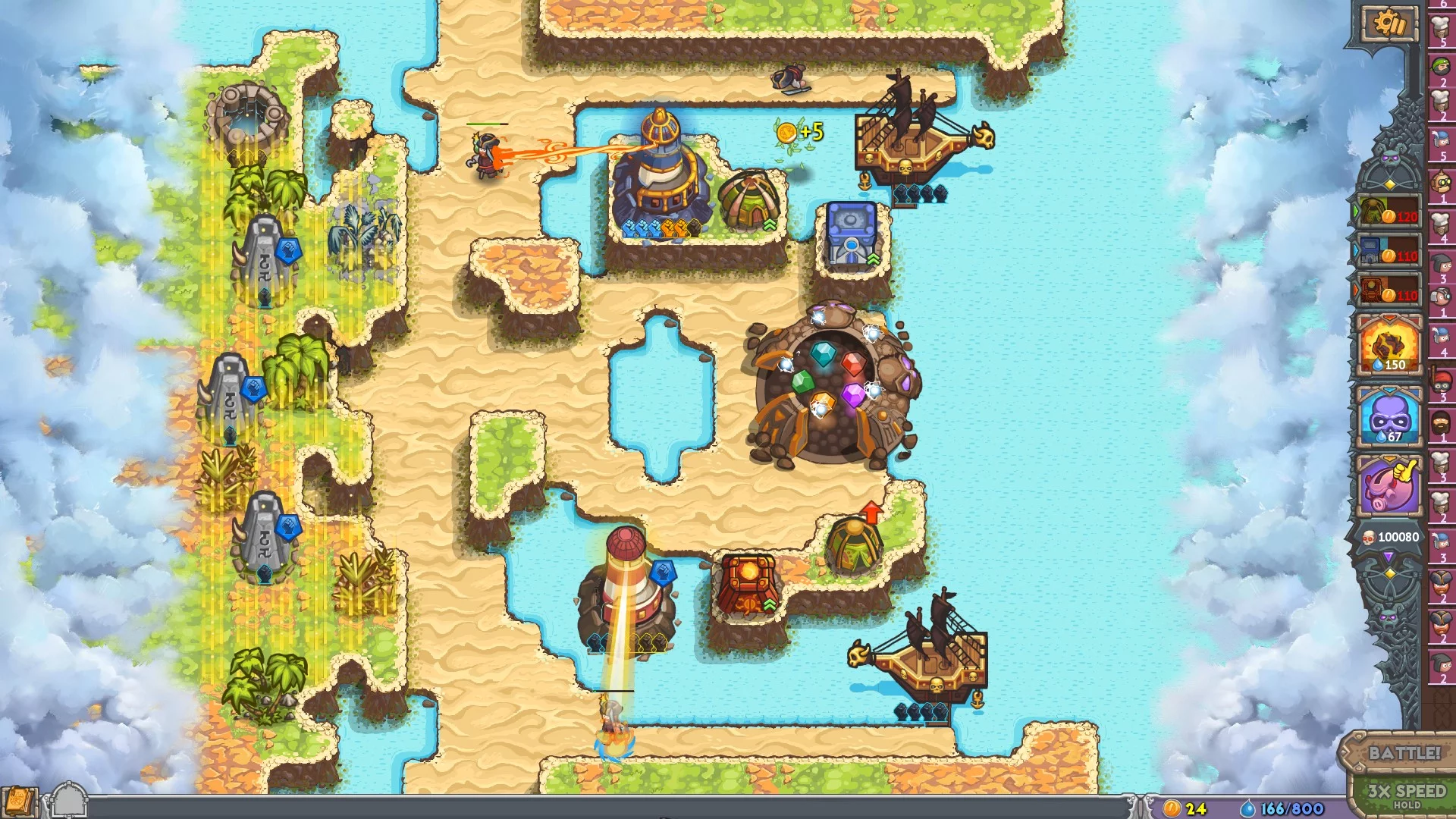 Изображение игры: Cursed Treasure 2