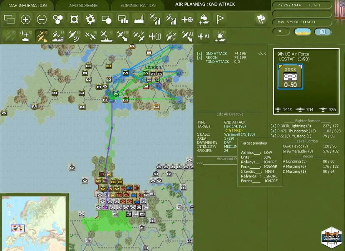 Изображение игры: Gary Grigsby's War in the West
