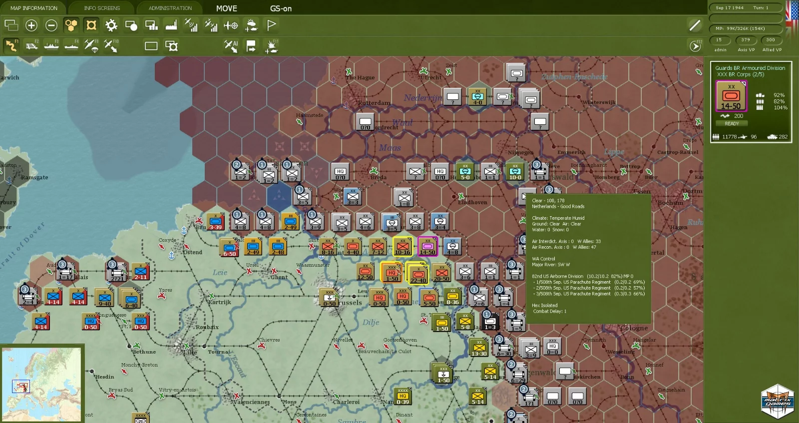 Изображение игры: Gary Grigsby's War in the West