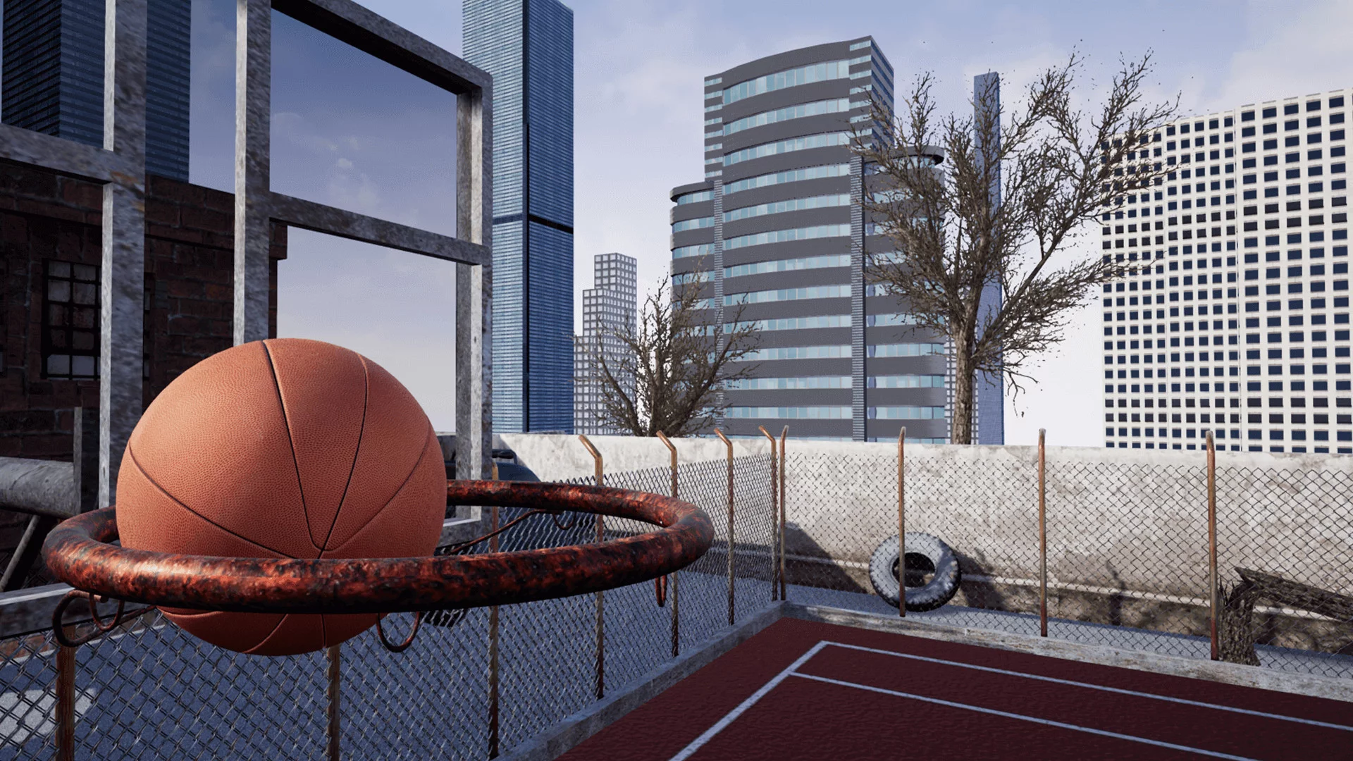 Изображение игры: Streetball VR