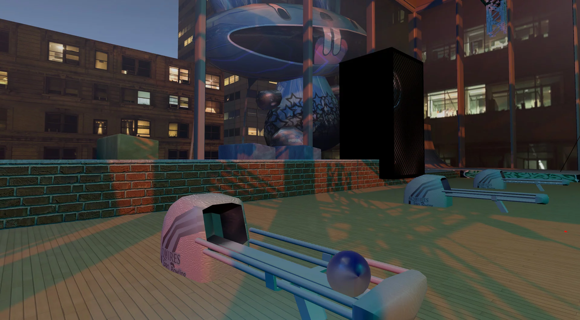 Изображение игры: Nightcrawler VR Bowling