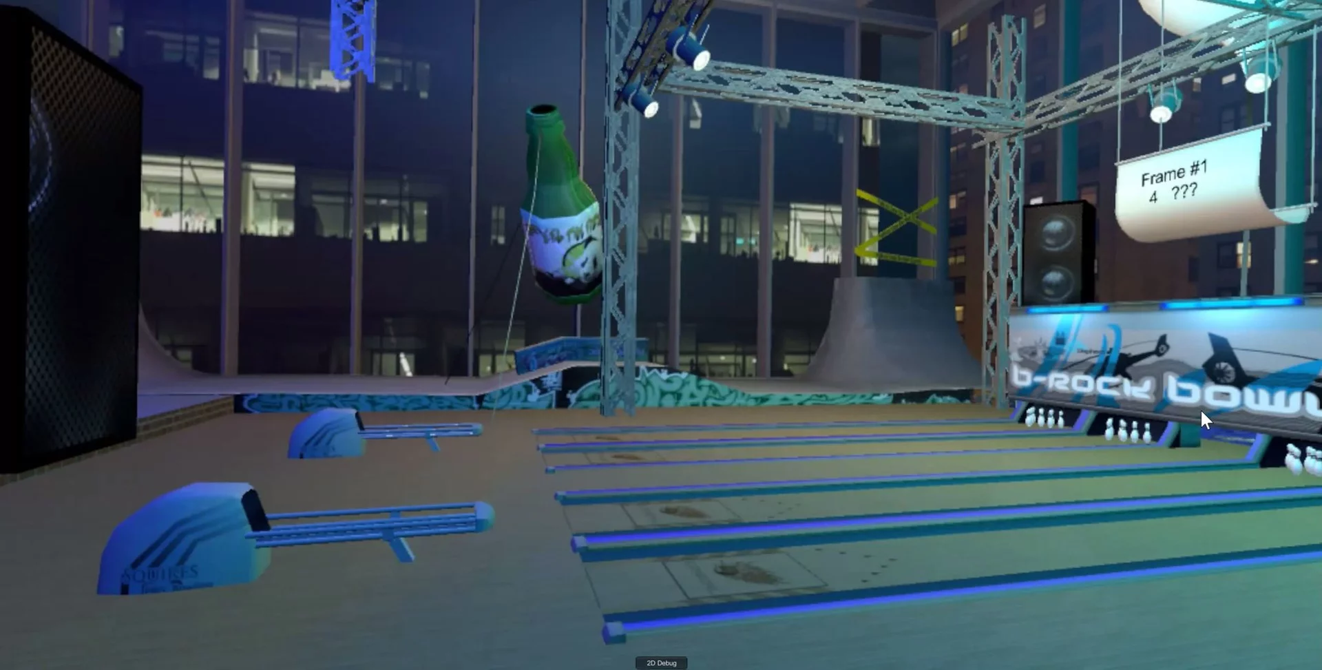Изображение игры: Nightcrawler VR Bowling
