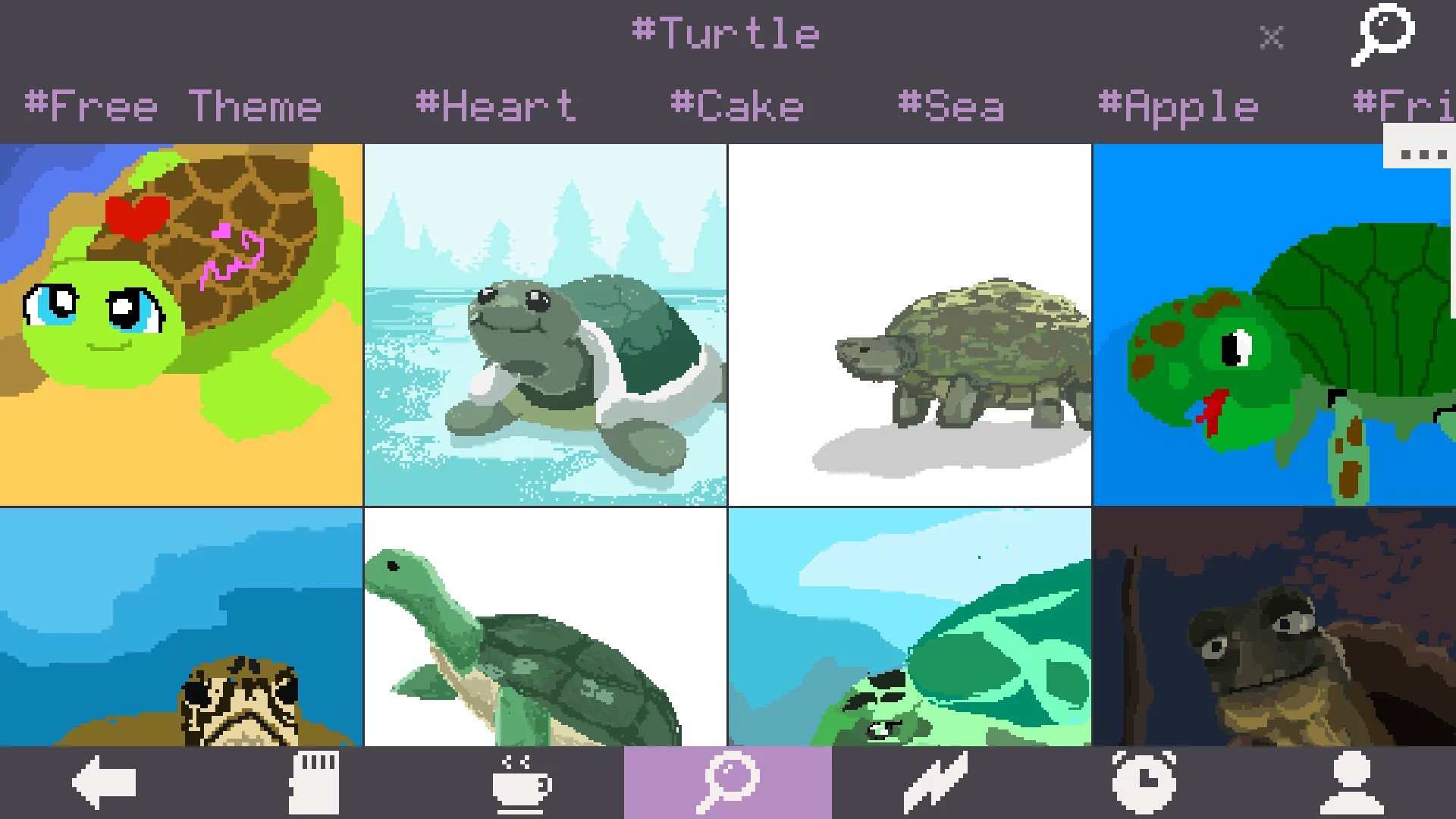 Изображение игры: Pixel Sketch