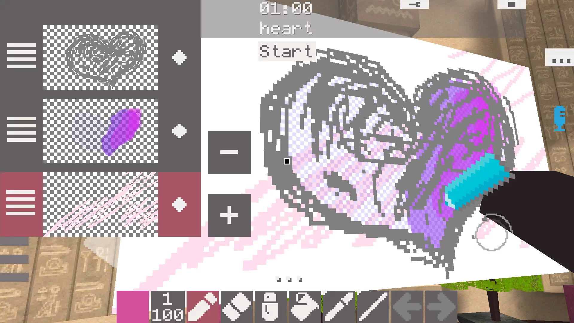 Изображение игры: Pixel Sketch