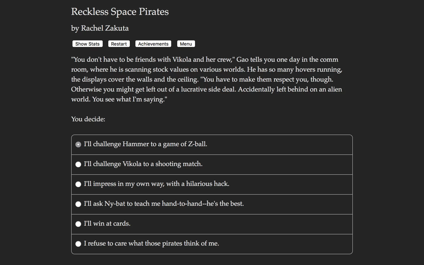 Изображение игры: Reckless Space Pirates