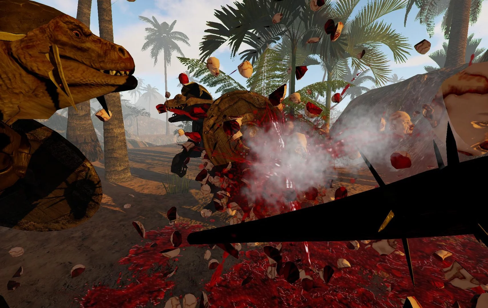 Изображение игры: Dinosaur Hunt First Blood