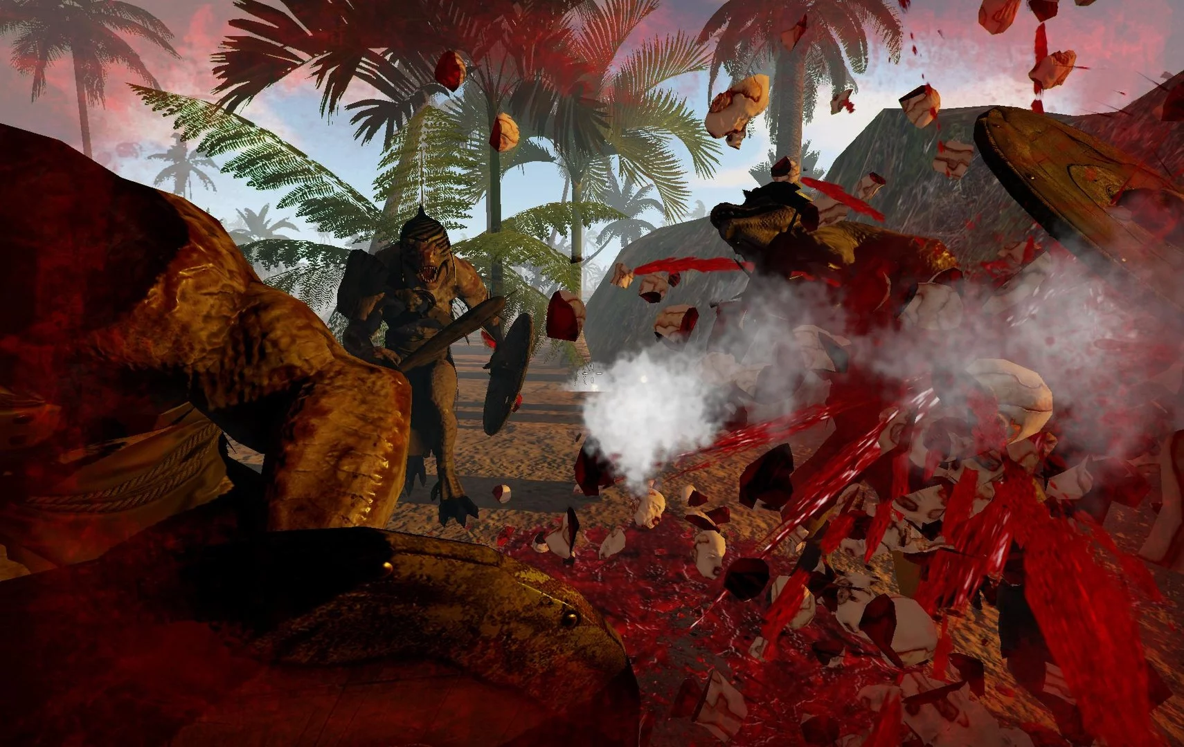 Изображение игры: Dinosaur Hunt First Blood