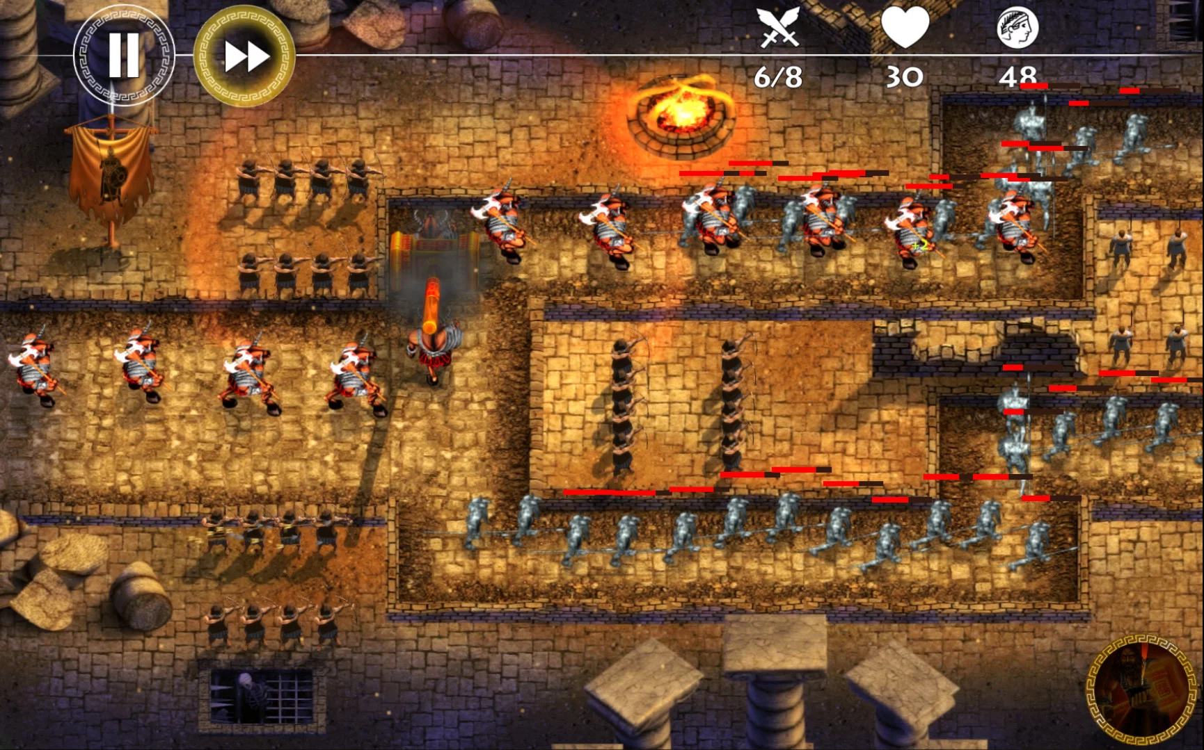 Изображение игры: Greece Defense TD