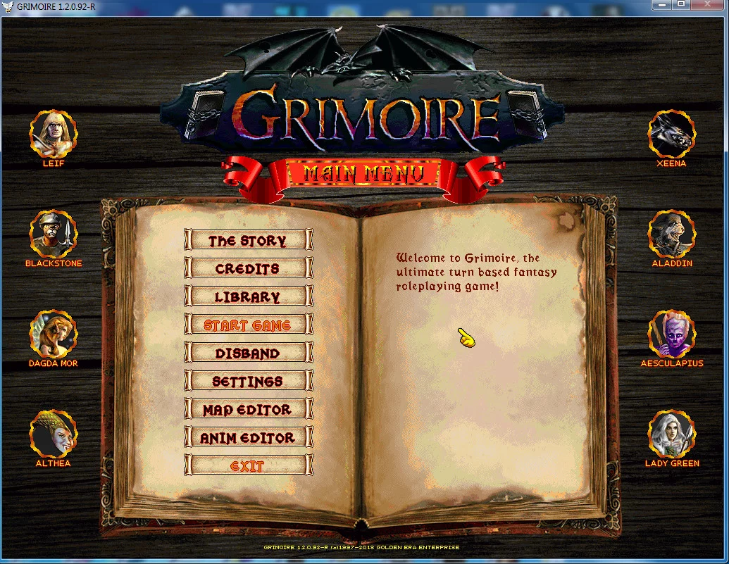 Изображение игры: Grimoire : Heralds of the Winged Exemplar (V2)
