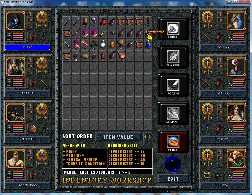 Изображение игры: Grimoire : Heralds of the Winged Exemplar (V2)