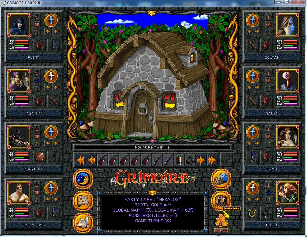 Изображение игры: Grimoire : Heralds of the Winged Exemplar (V2)