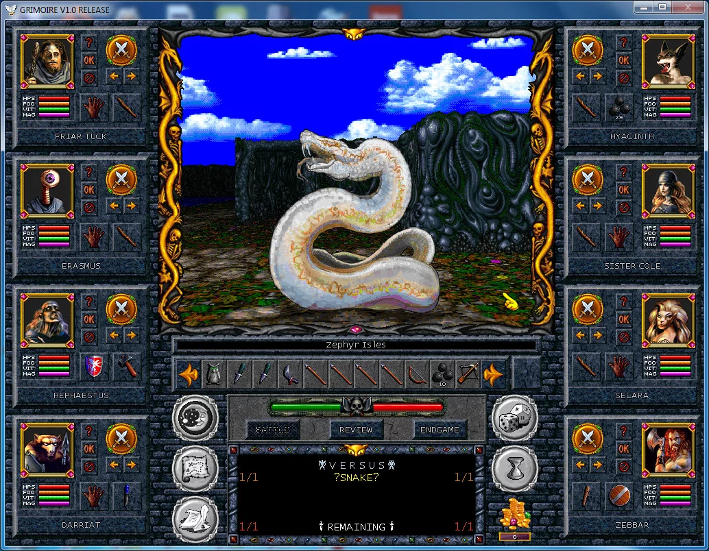 Изображение игры: Grimoire : Heralds of the Winged Exemplar (V2)