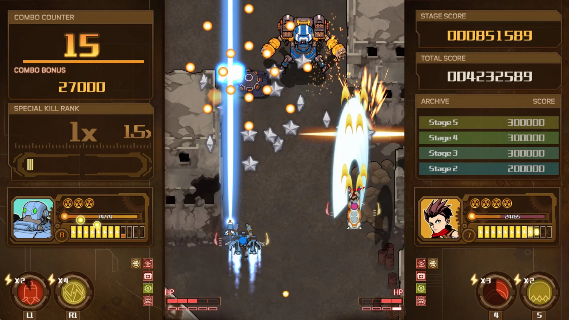 Изображение игры: AngerForce: Reloaded