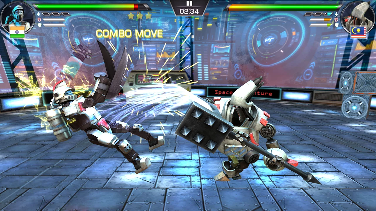 Изображение игры: Clash of Robots
