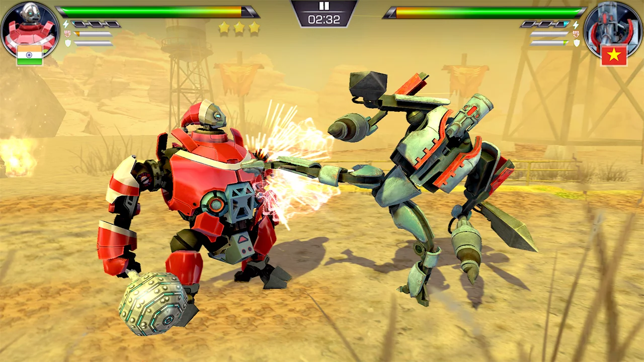 Изображение игры: Clash of Robots