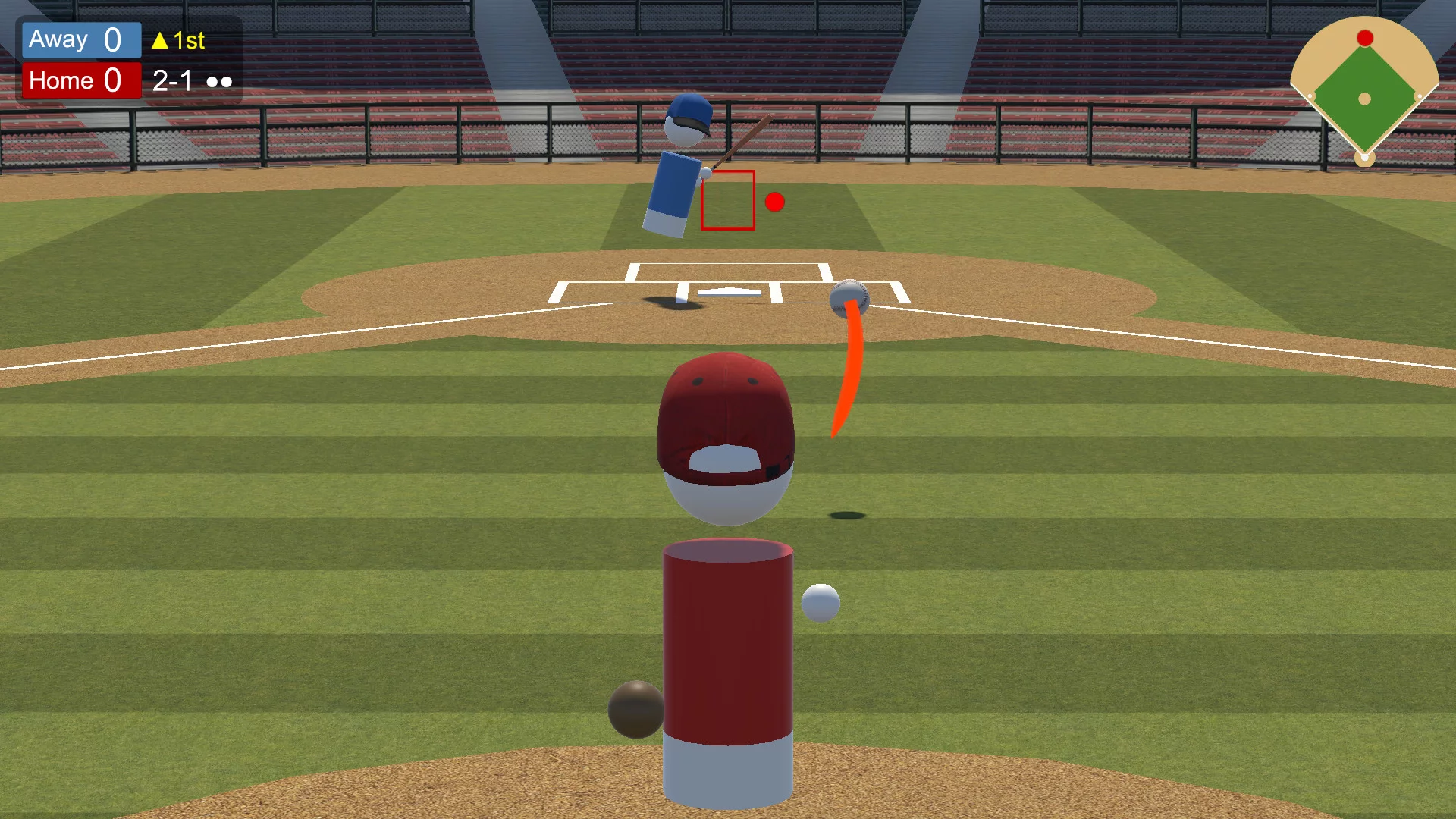 Изображение игры: Double Play: 2-Player VR Baseball