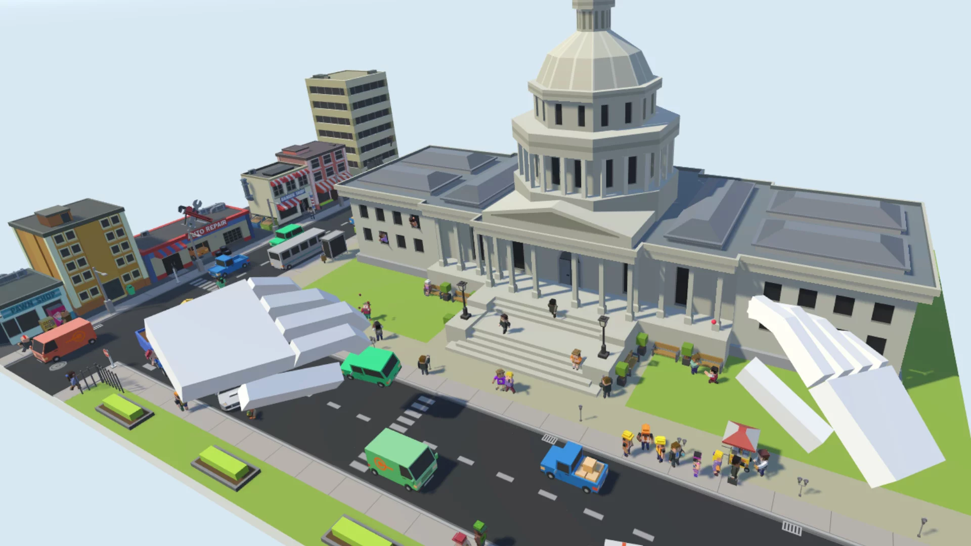 Изображение игры: Tiny Town VR