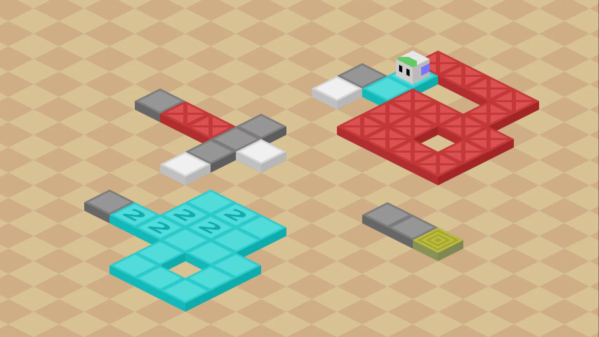 Изображение игры: Isotiles - Isometric Puzzle Game