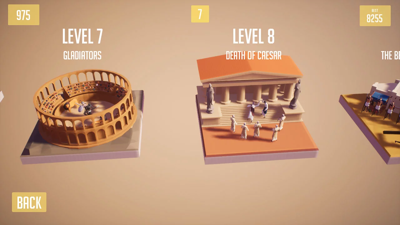 Изображение игры: History2048 - 3D puzzle number game