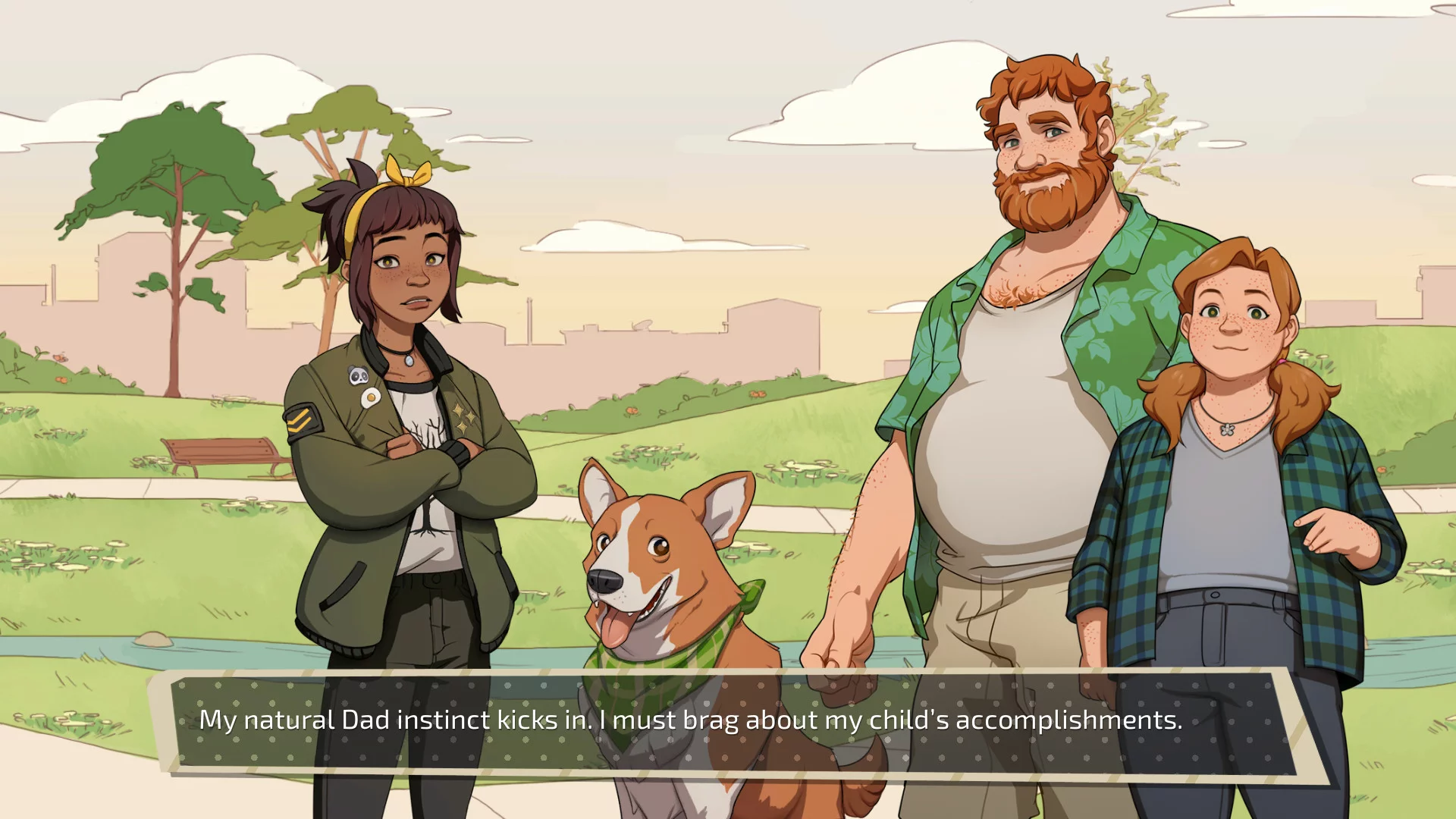 Изображение игры: Dream Daddy: A Dad Dating Simulator