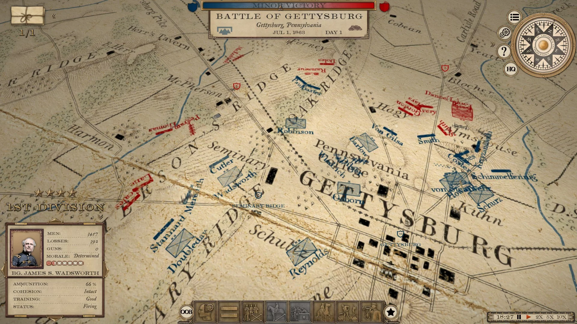 Изображение игры: Grand Tactician: The Civil War (1861-1865)