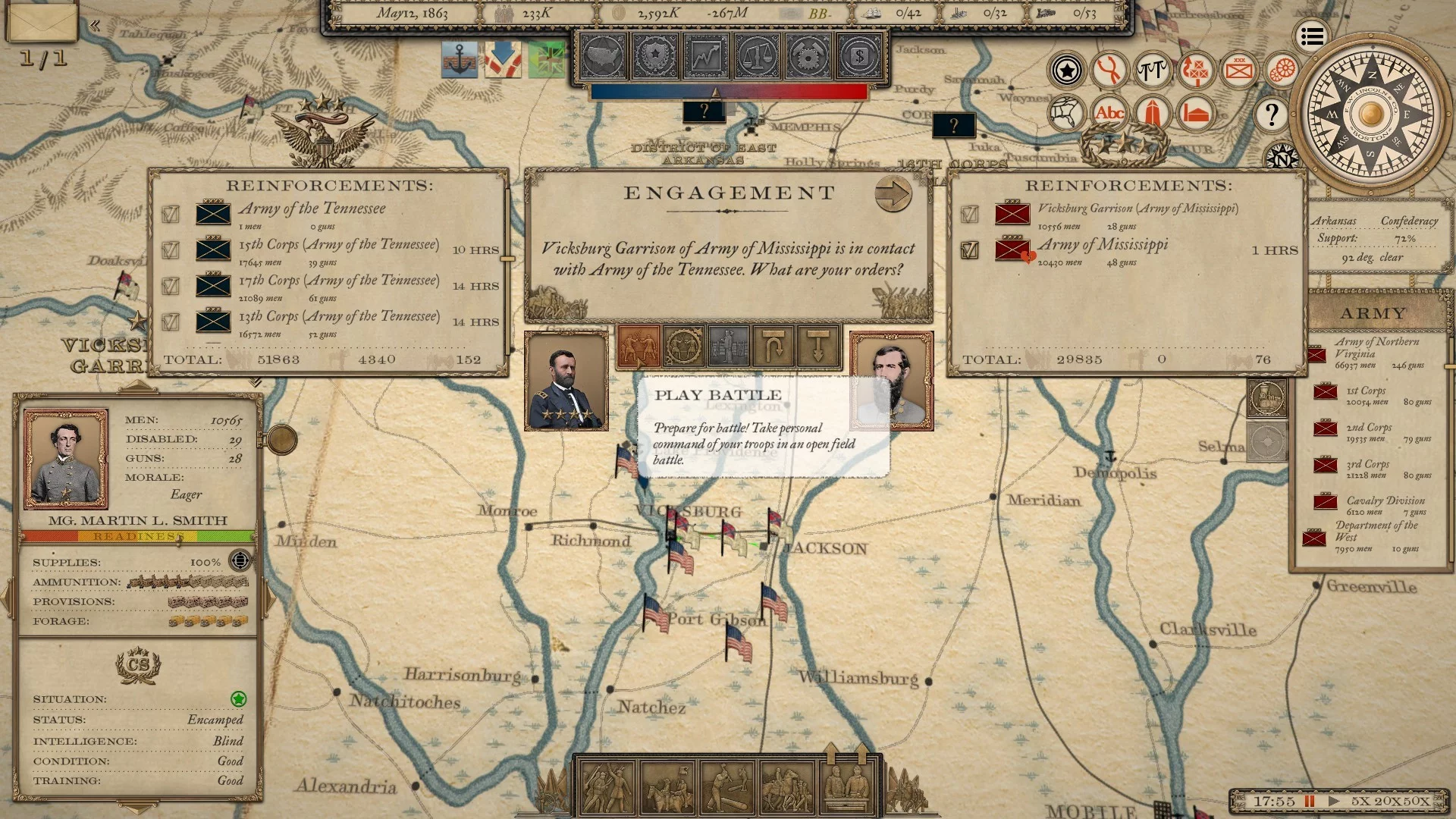 Изображение игры: Grand Tactician: The Civil War (1861-1865)