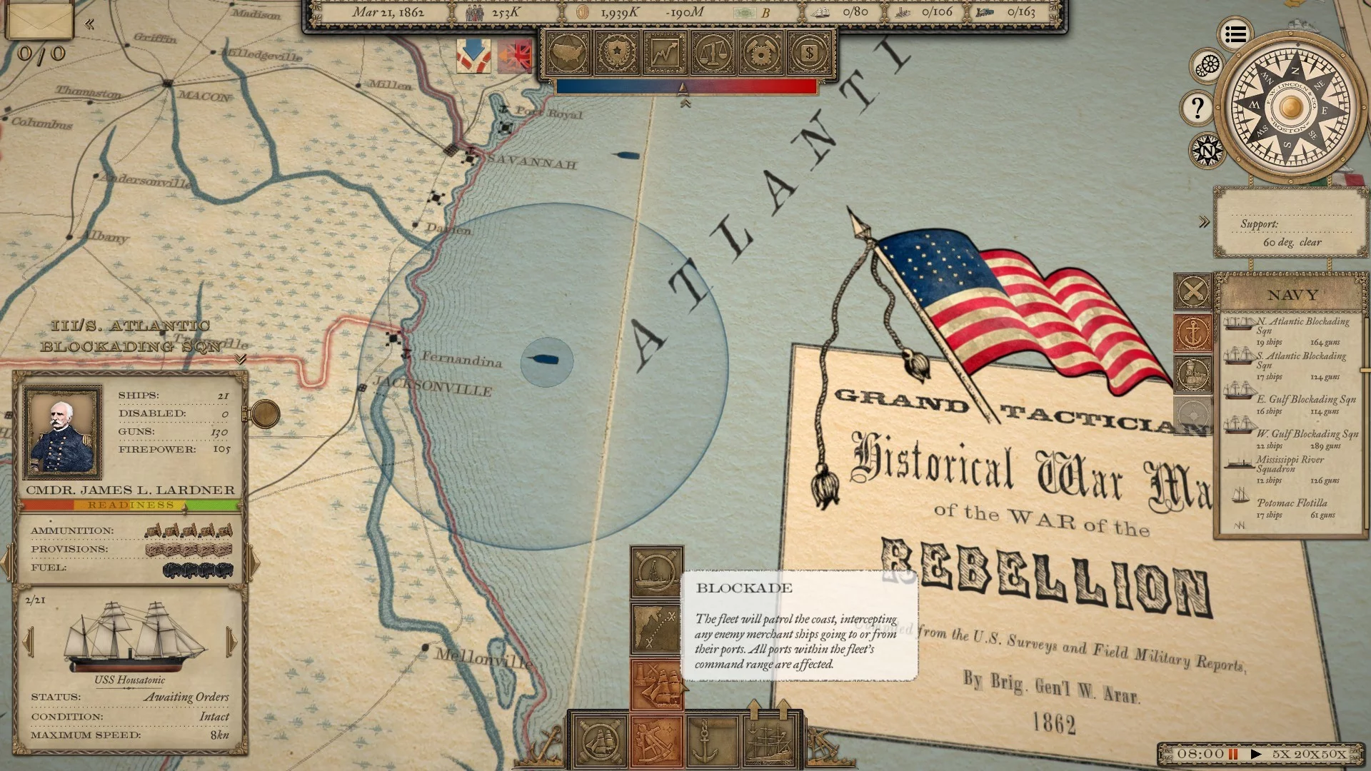 Изображение игры: Grand Tactician: The Civil War (1861-1865)