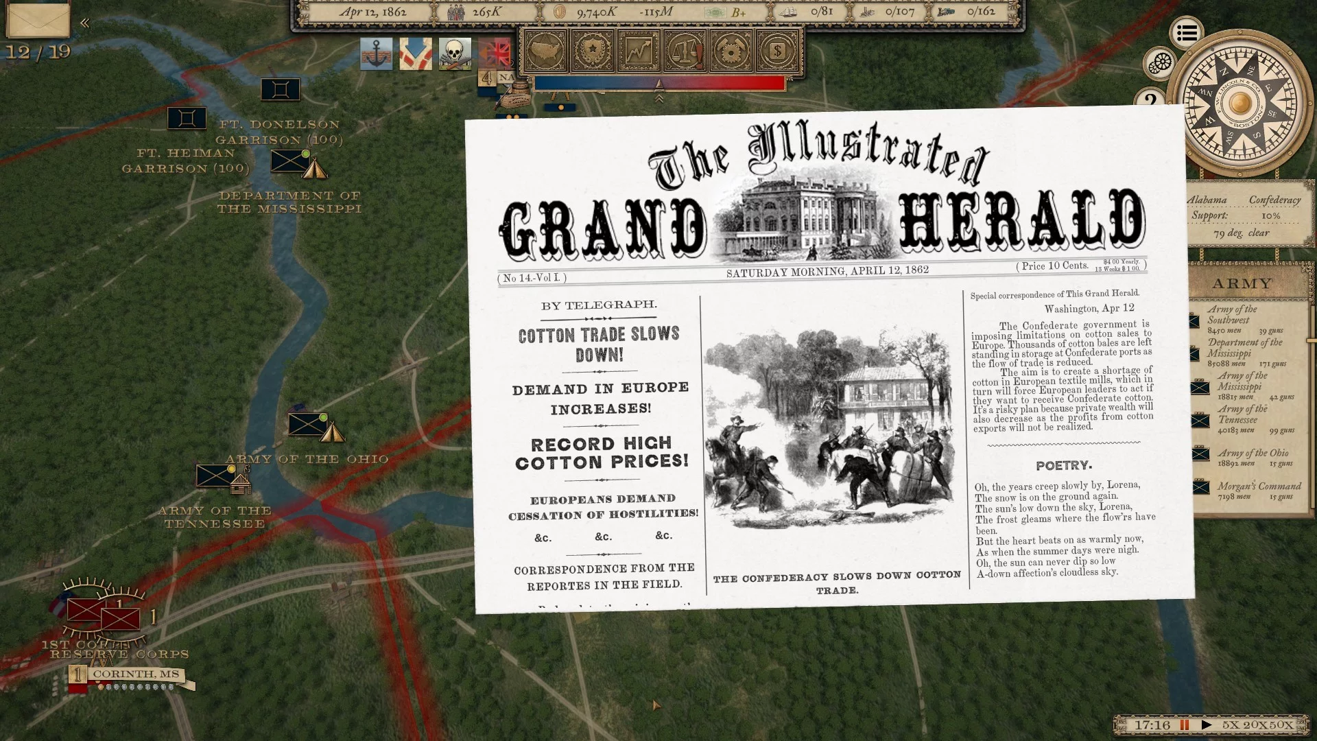 Изображение игры: Grand Tactician: The Civil War (1861-1865)
