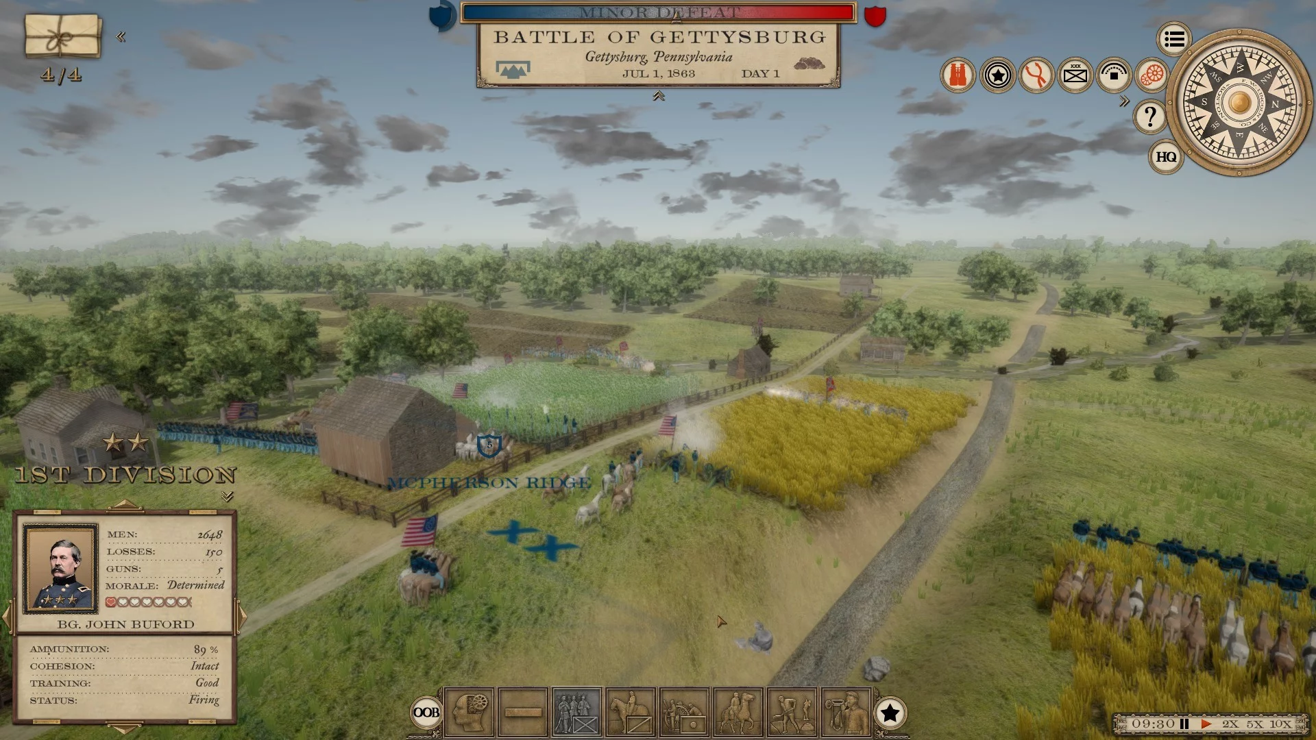 Изображение игры: Grand Tactician: The Civil War (1861-1865)