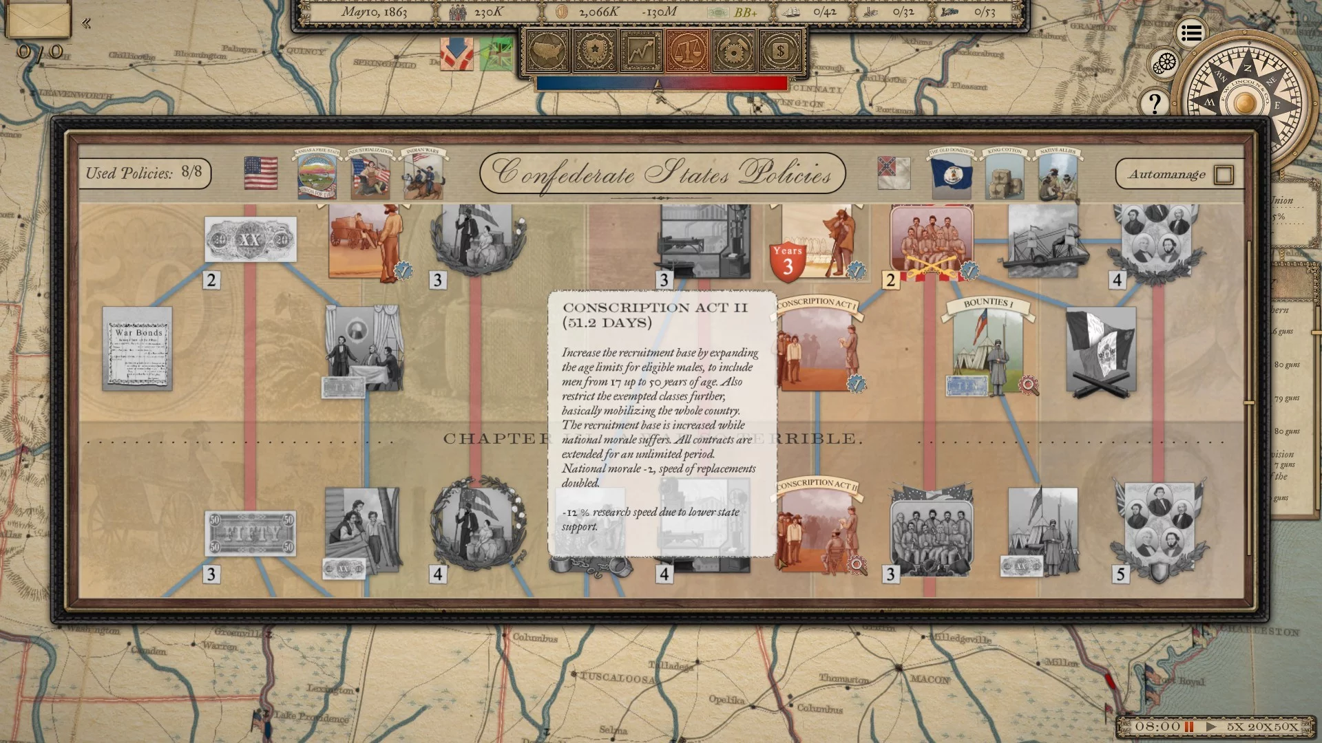 Изображение игры: Grand Tactician: The Civil War (1861-1865)