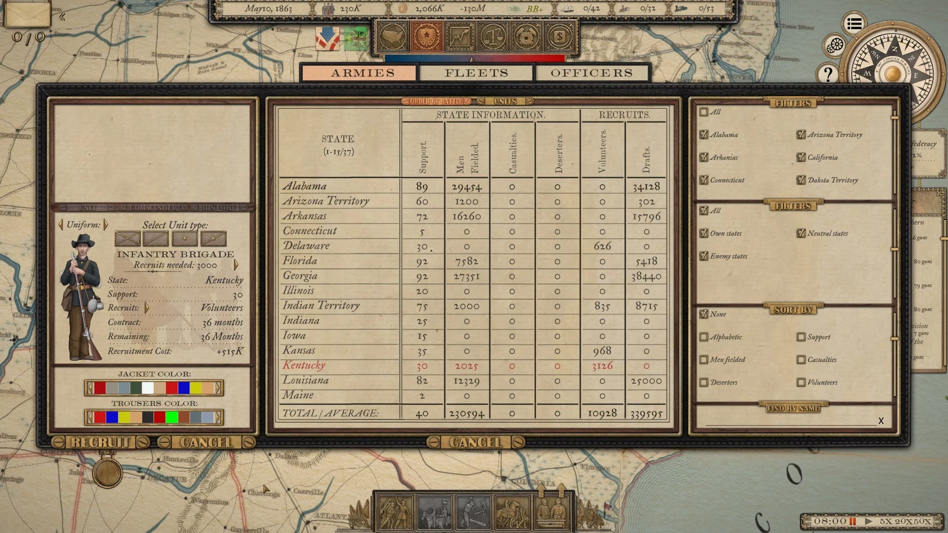 Изображение игры: Grand Tactician: The Civil War (1861-1865)