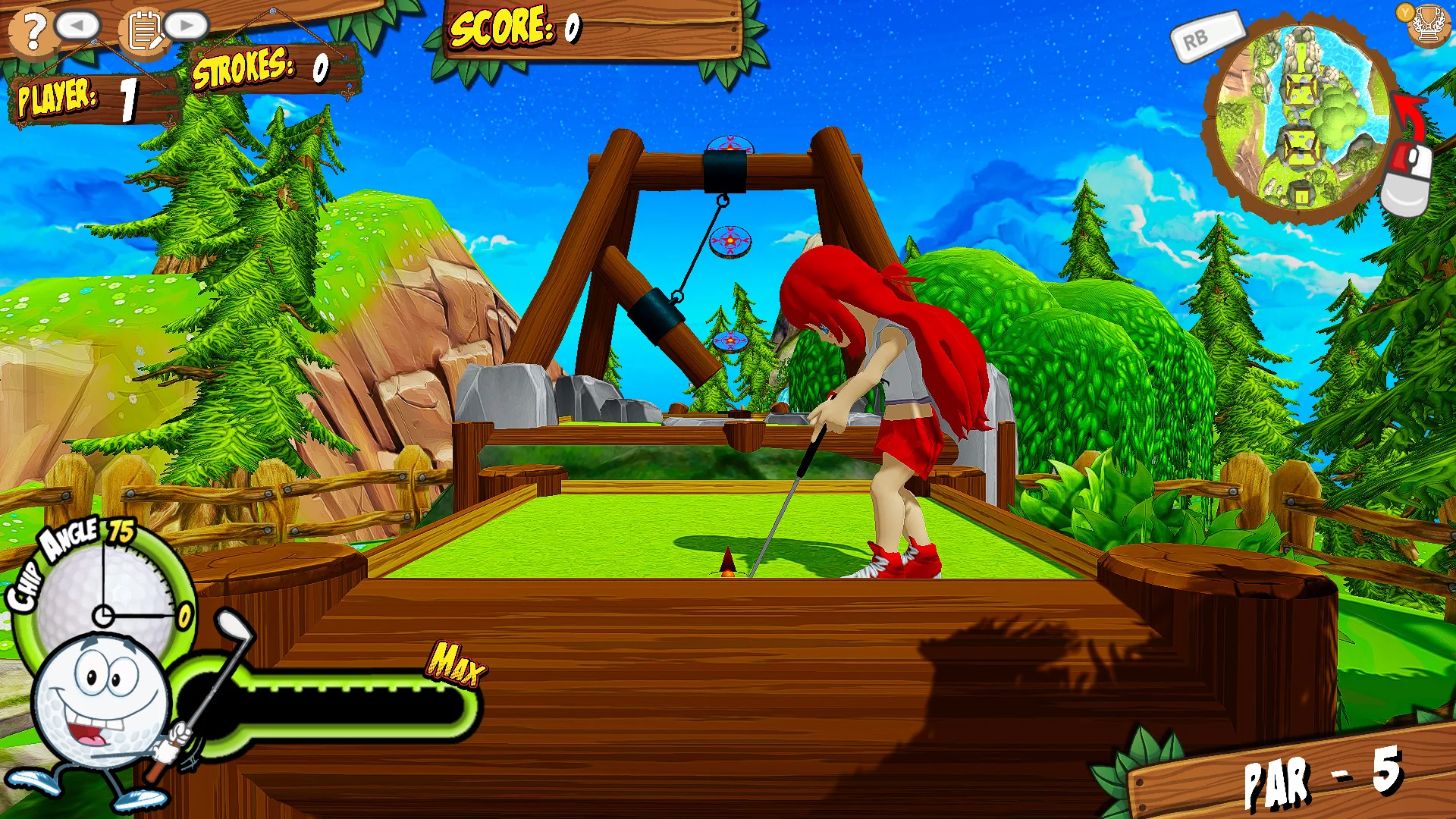 Изображение игры: RD's Adventure Mini Golf