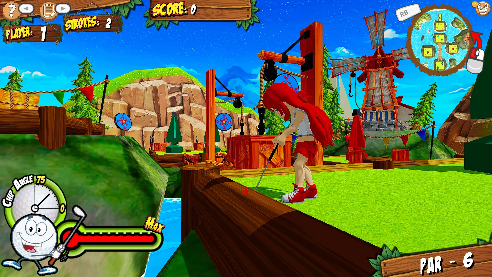 Изображение игры: RD's Adventure Mini Golf