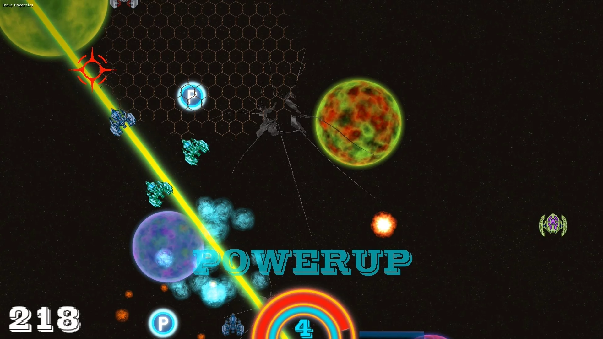 Изображение игры: Space Hit