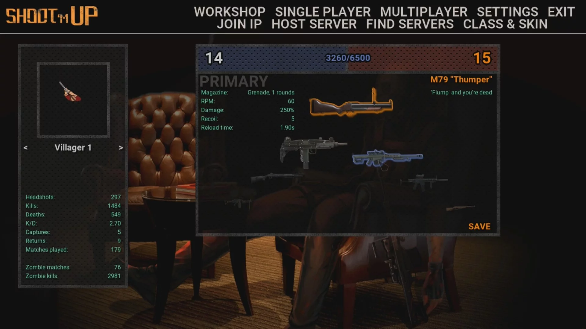 Изображение игры: Shoot 'm Up