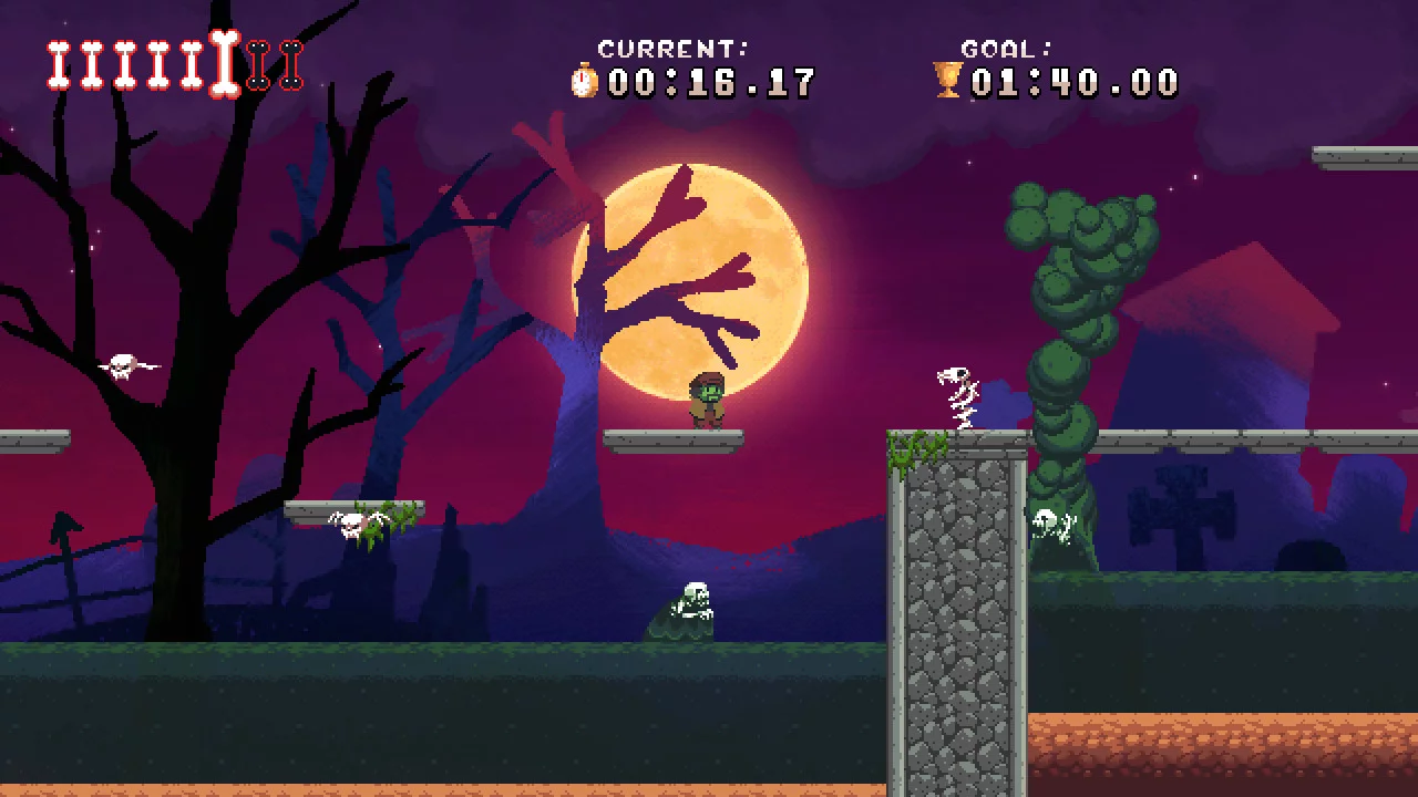 Изображение игры: Skeleton Boomerang