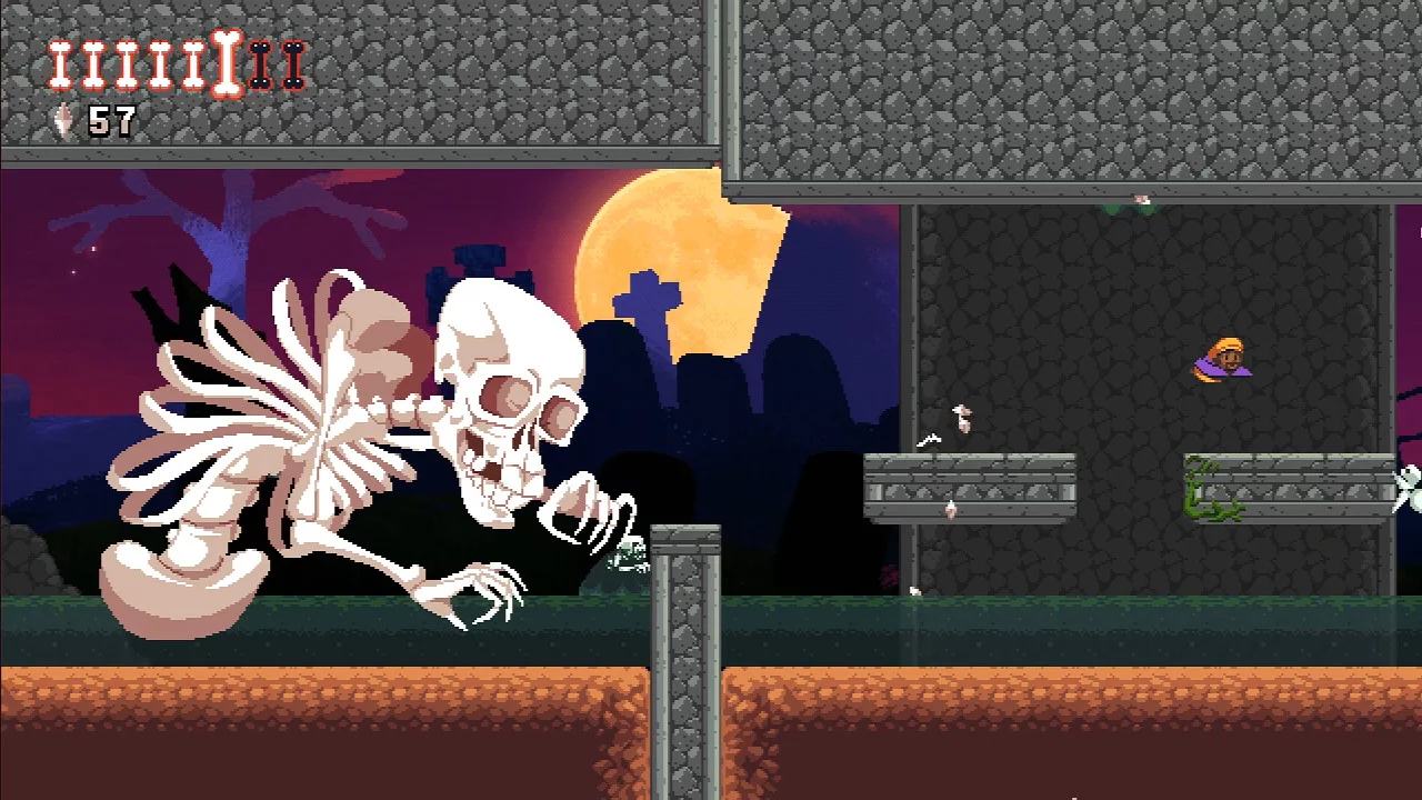 Изображение игры: Skeleton Boomerang