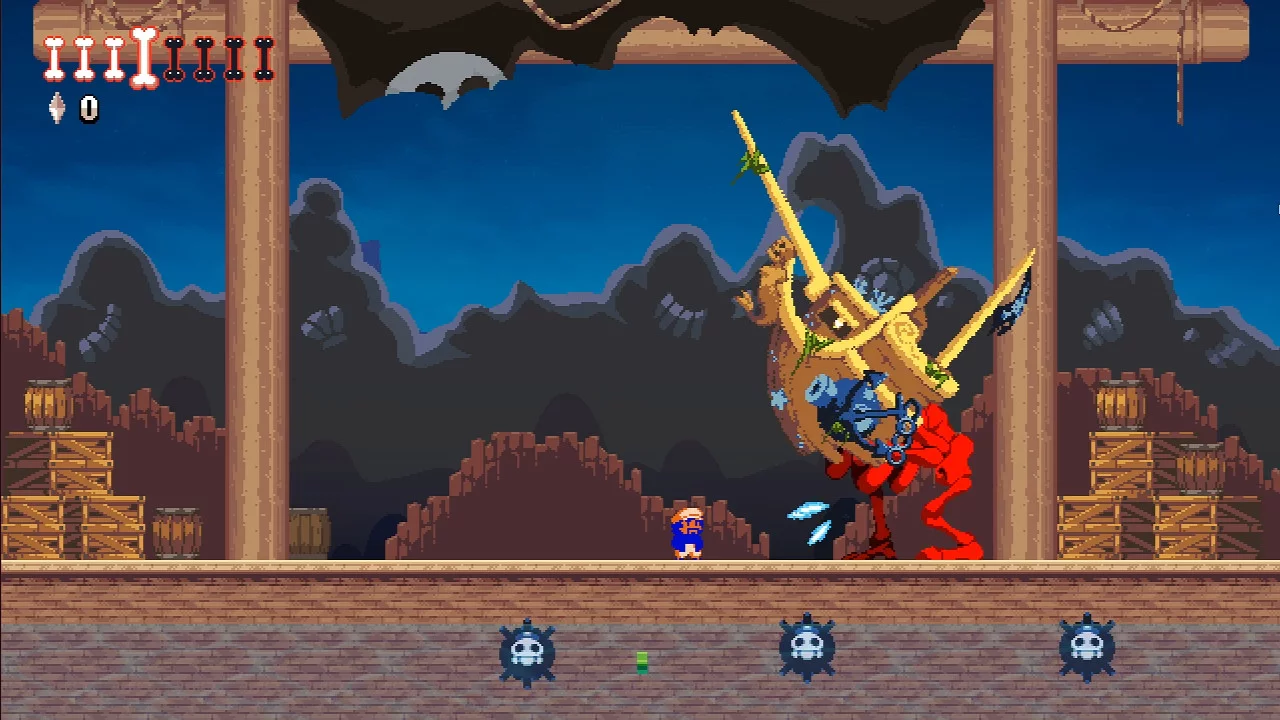 Изображение игры: Skeleton Boomerang