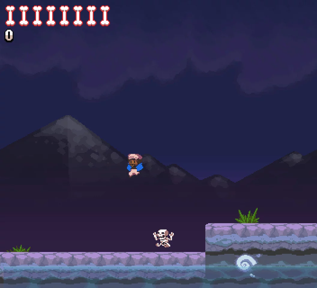 Изображение игры: Skeleton Boomerang