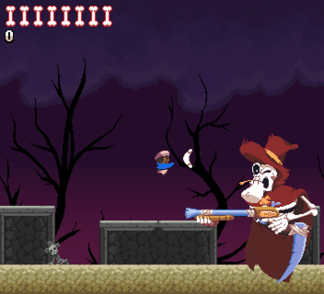Изображение игры: Skeleton Boomerang