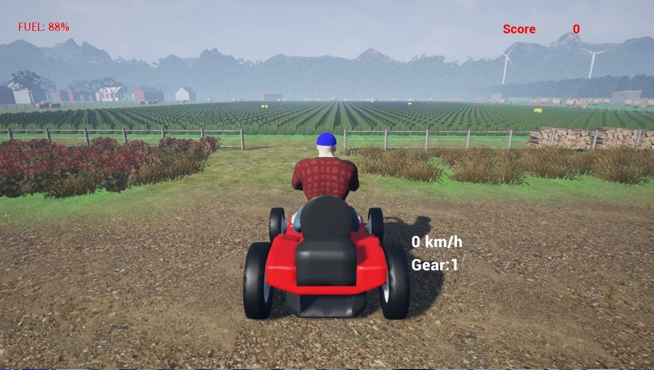 Изображение игры: Lawnmower Game