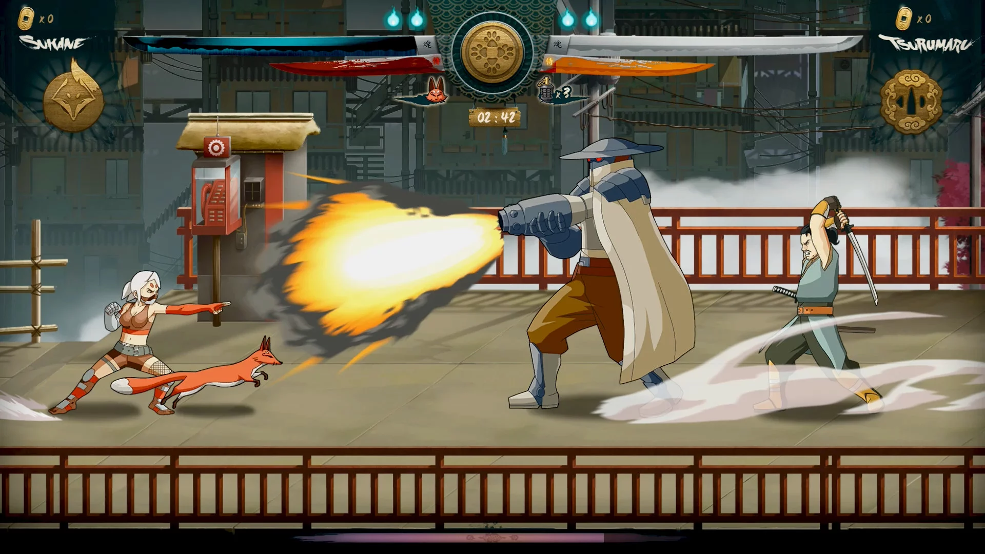 Изображение игры: Samurai Riot Definitive Edition
